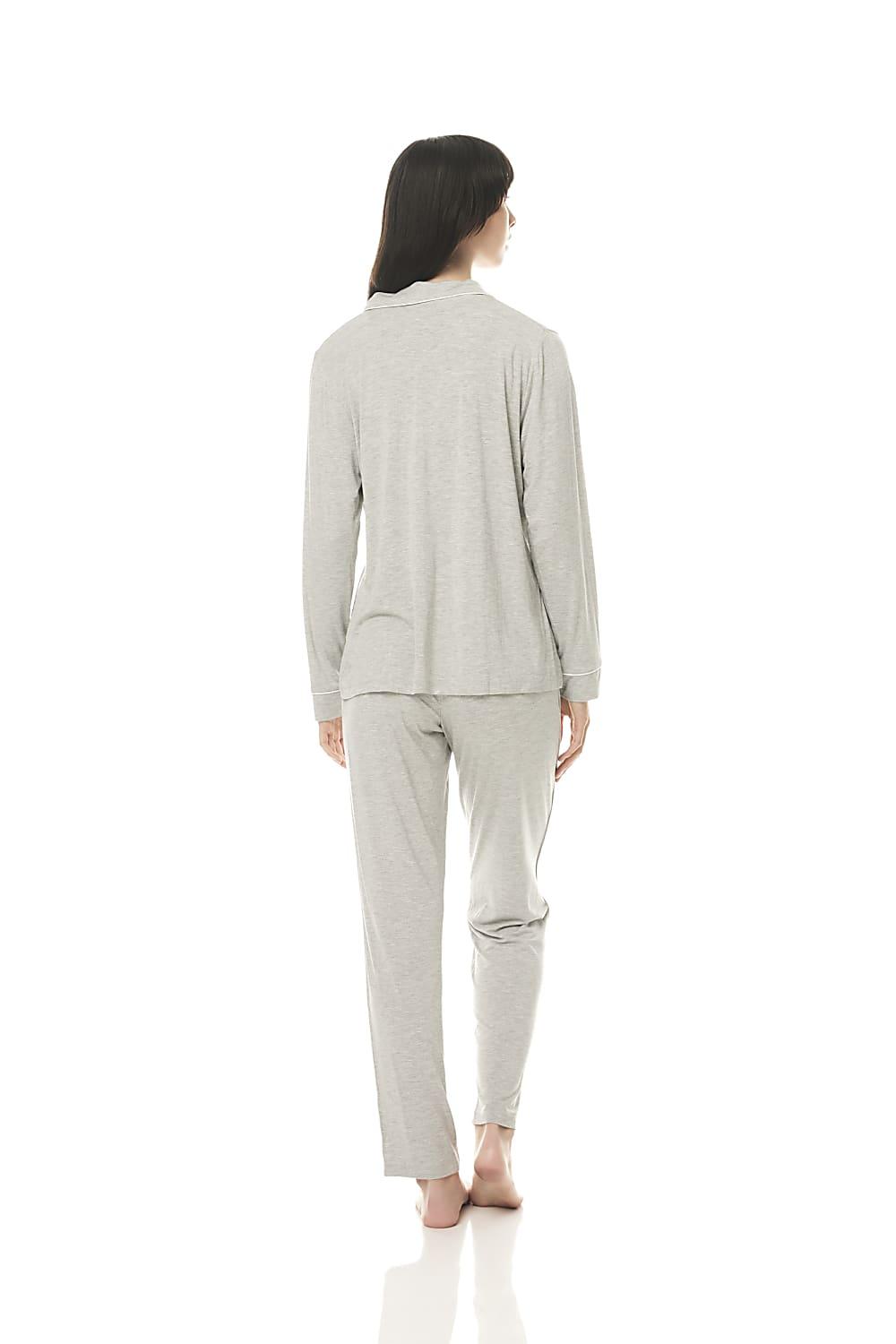 Calandra Grey Modal Pj - Gingerlilly Sleepwear