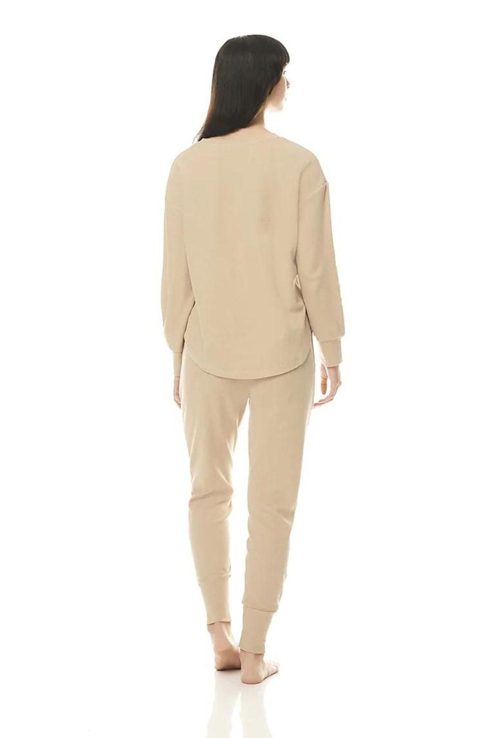 Electra Biscuit Waffle Pj - Gingerlilly Sleepwear