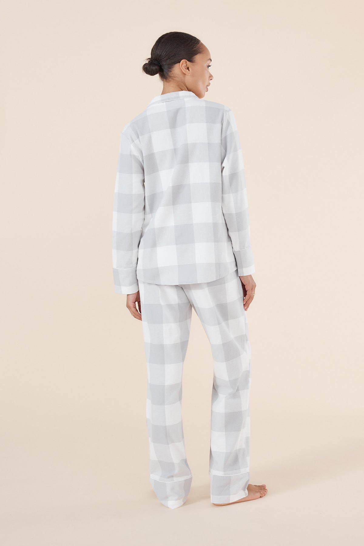 Emery Buffalo Check Cotton PJ set - Gingerlilly Sleepwear