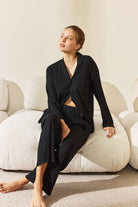 Emilia Ribbed Lounge PJ set - Gingerlilly Sleepwear