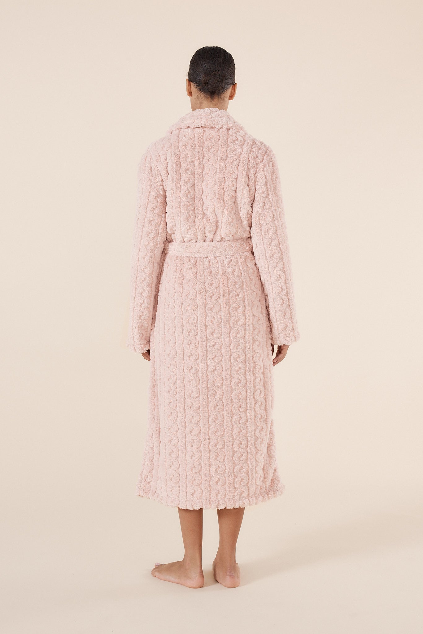 Gabriella Plush Long Robe - Gingerlilly Sleepwear