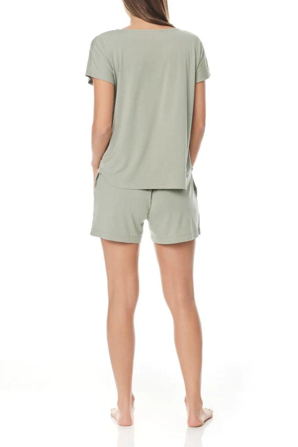 Augustina Olive Short PJ Set | Gingerlilly Sleepwear