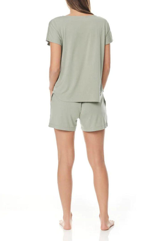 Augustina Olive Short PJ Set | Gingerlilly Sleepwear