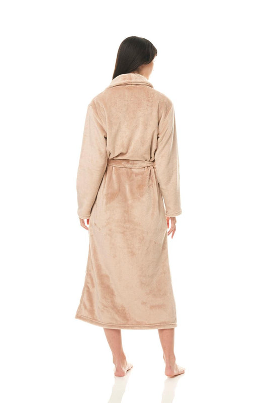 Colette Biscuit Plush Robe | Gingerlilly Sleepwear