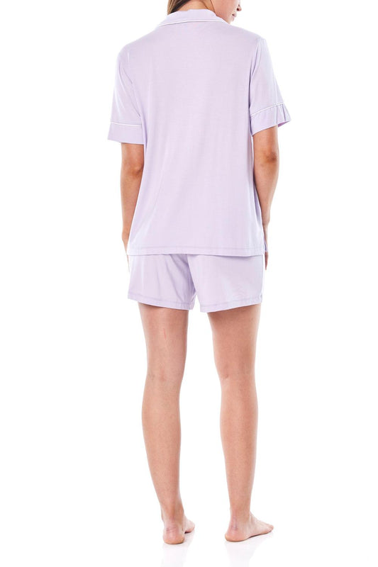 Darcy Lilac Modal Short Set | Gingerlilly Sleepwear