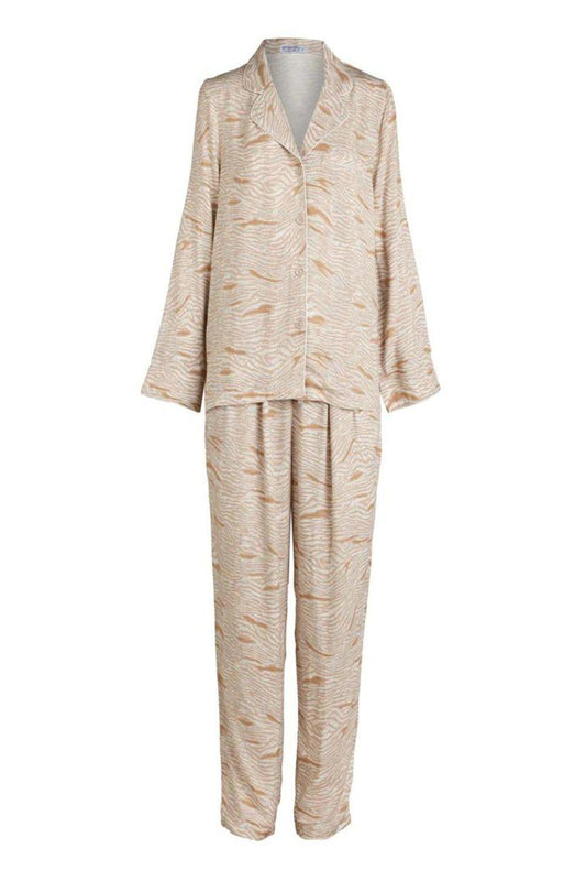 Ebony Biscuit Animal Print PJ | Gingerlilly Sleepwear