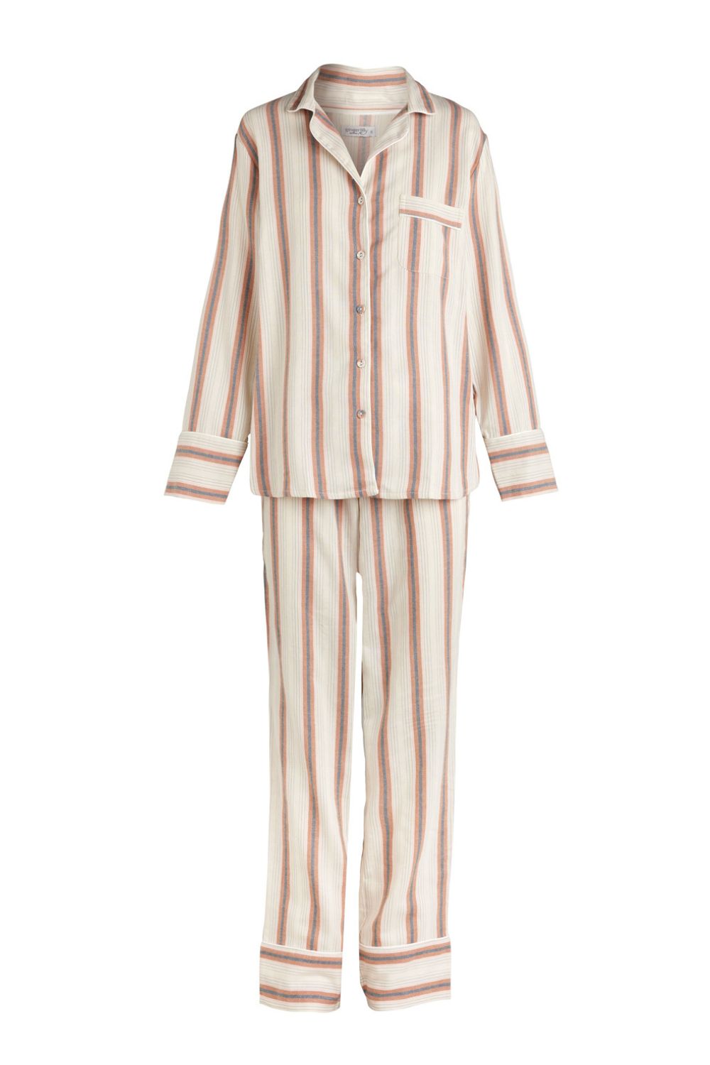 Iliana Tan Stripe Cotton Pj