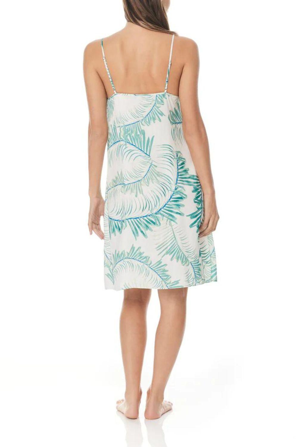 Kelly Palm Print Chemise