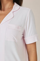 Gingerlilly Matilda Bamboo Short PJ Set - Pink - Detail