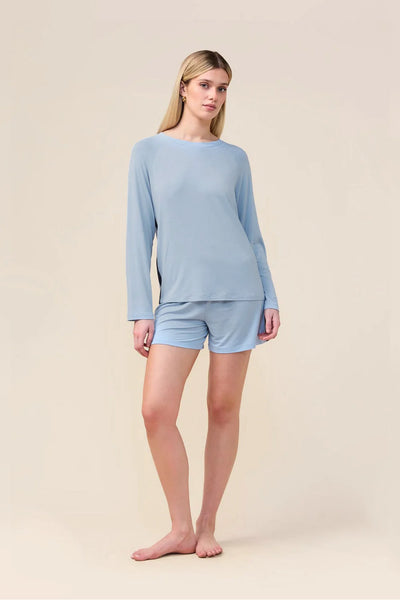Solene Long Sleeve Top with Stripe