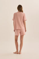 Harper Pink Modal Short PJ - Gingerlilly Sleepwear