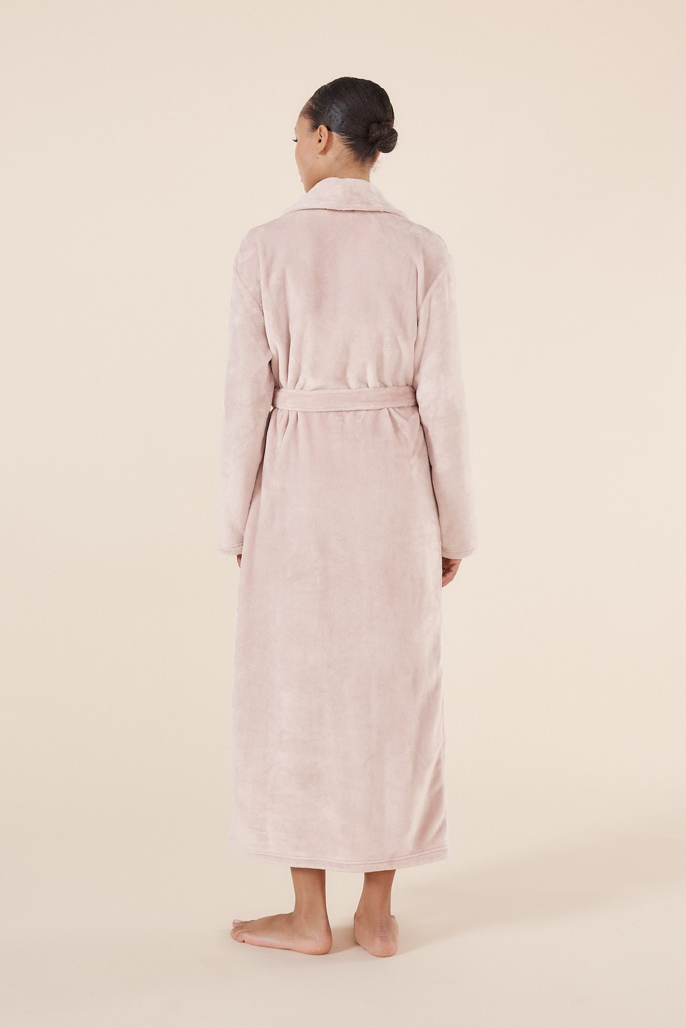 Imogin Pink Plush Robe - Gingerlilly Sleepwear