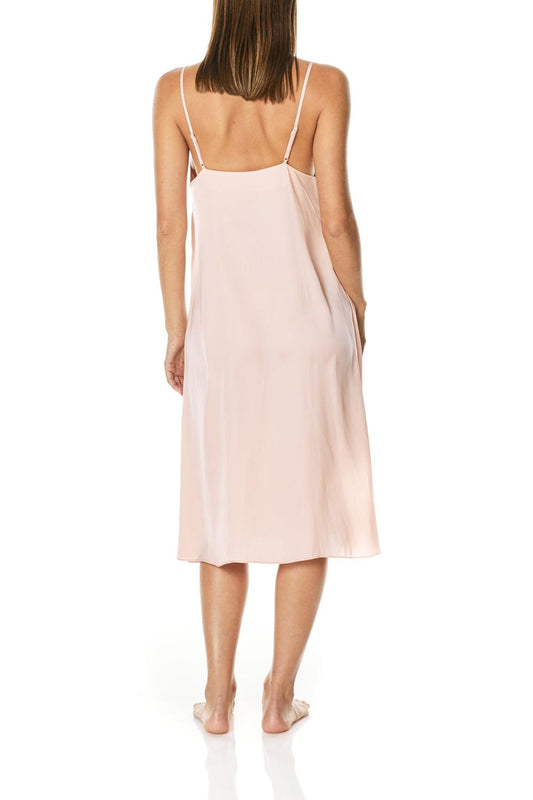 Ingrid Pink Long Nightie - Gingerlilly Sleepwear