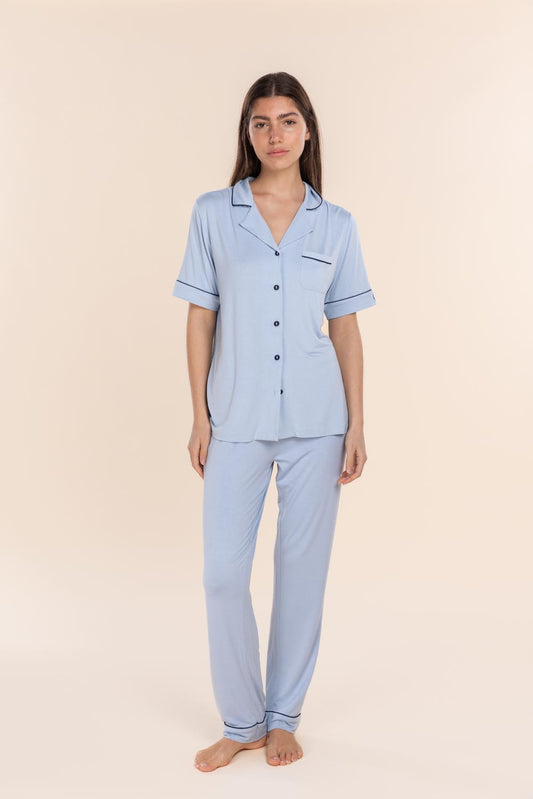 Jenna Bamboo Long PJ Set
