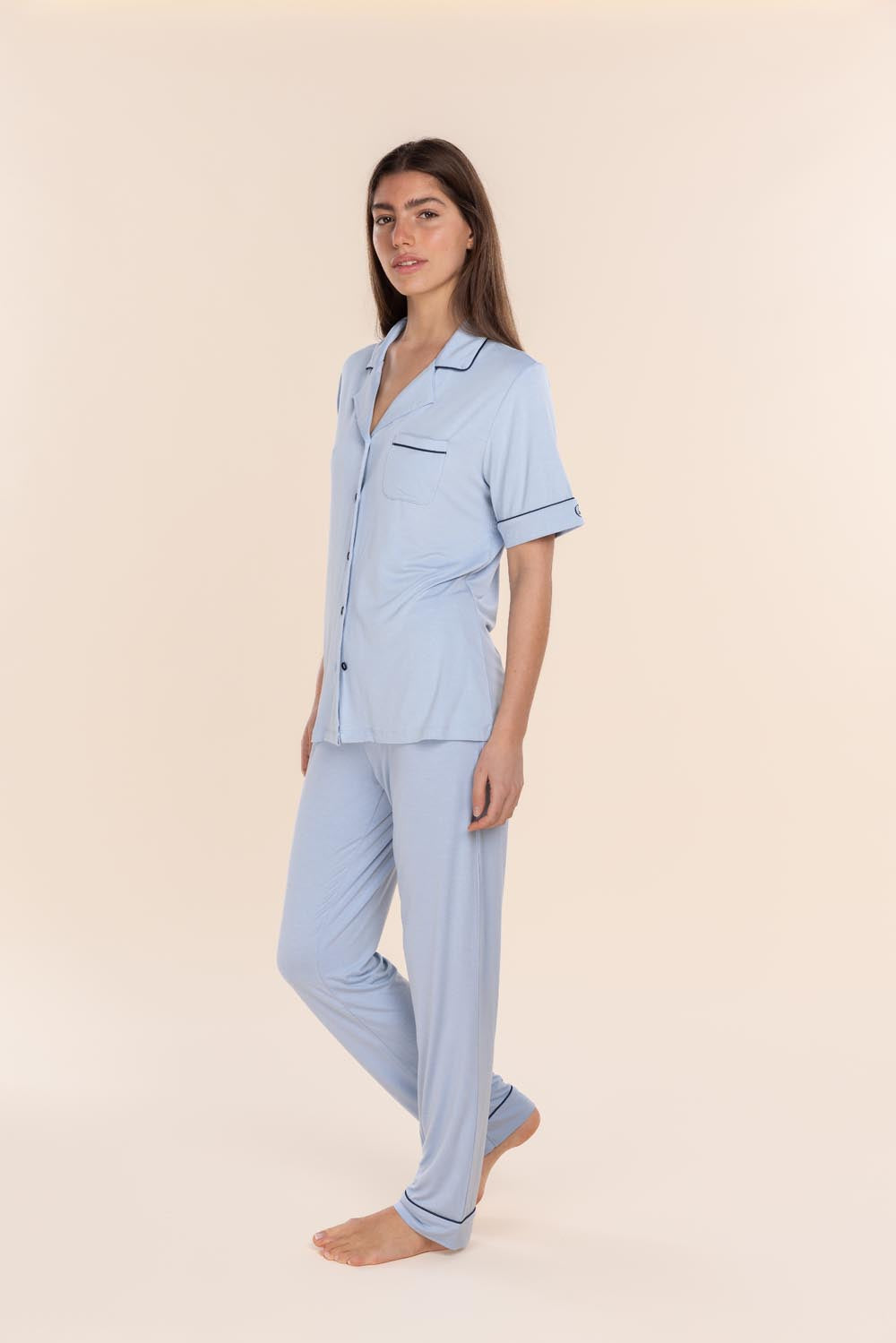 Jenna Bamboo Long PJ Set