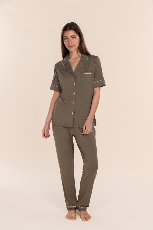 Jenna Bamboo Long PJ Set