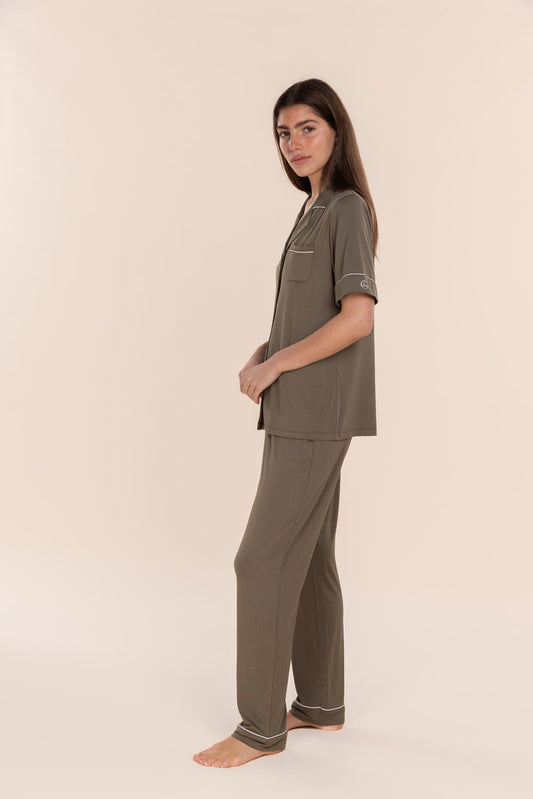 Jenna Bamboo Long PJ Set