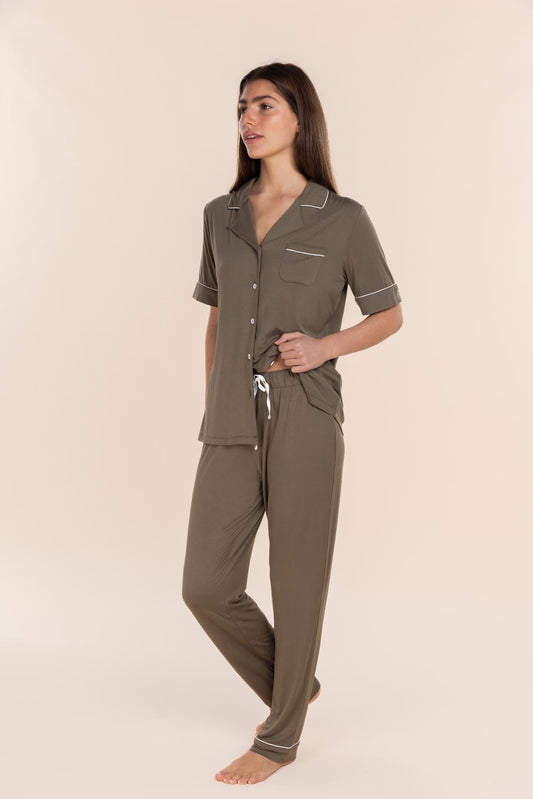 Jenna Bamboo Long PJ Set