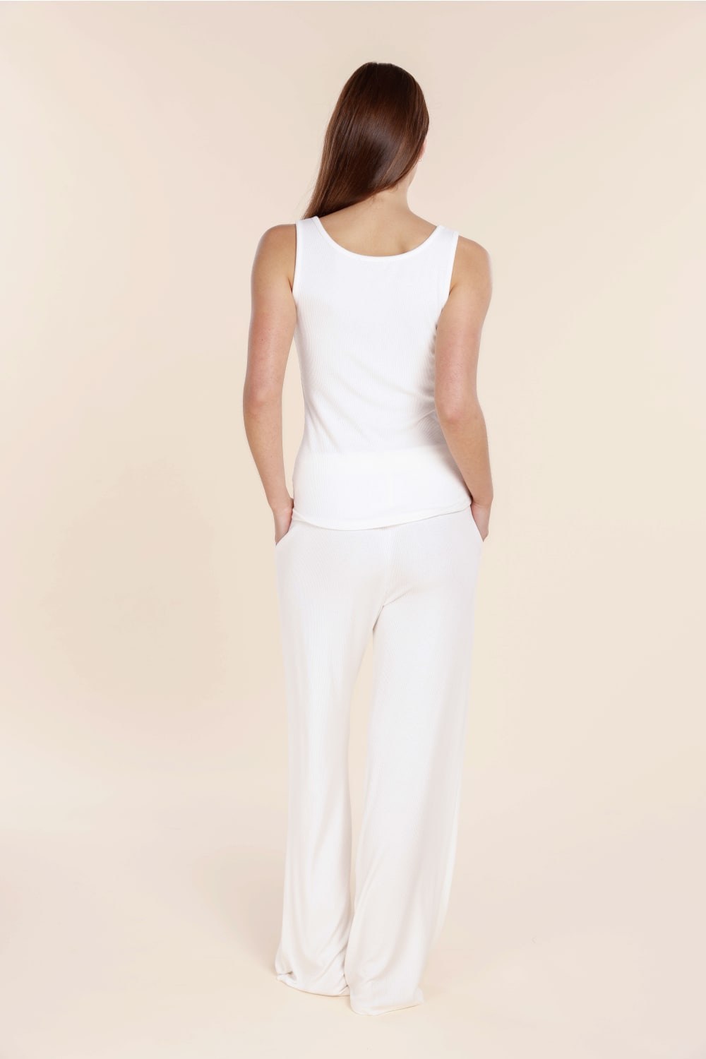 Liberty Ribbed Singlet Henley Top