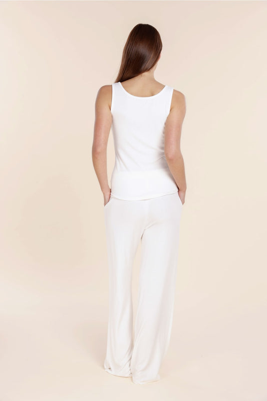 Liberty Ribbed Singlet Henley Top
