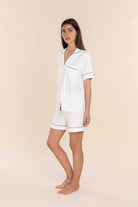 Gingerlilly Penelope Bamboo Short Set - Blue - Side