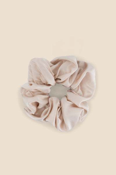 Serene Pure Silk Pink Scrunchie