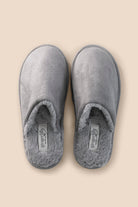 Gingerlilly St Moritz Mock Suede Slipper Grey - Top
