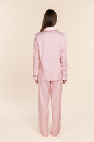 Gingerlilly Susanna Cotton Long PJ Set - Pink - Back