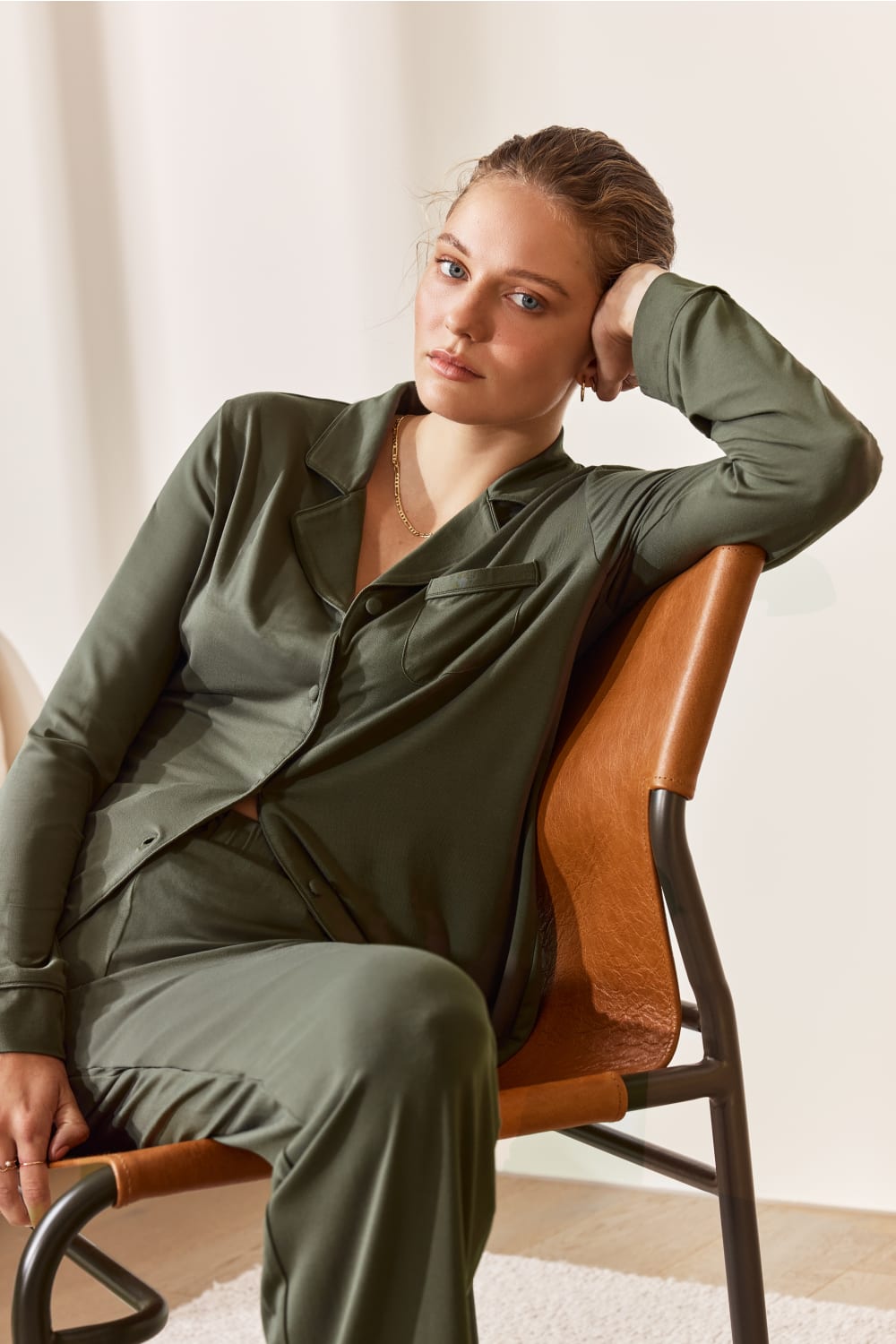 Tessa Bamboo Long PJ set - Gingerlilly Sleepwear