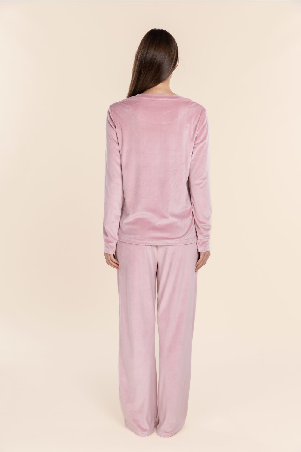 Thea Velour Lounge Set Dusty Pink | Women’s Loungewear Set